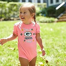 Gerber NFL Green Bay Packers 3 Pack Ruffle Sleeve