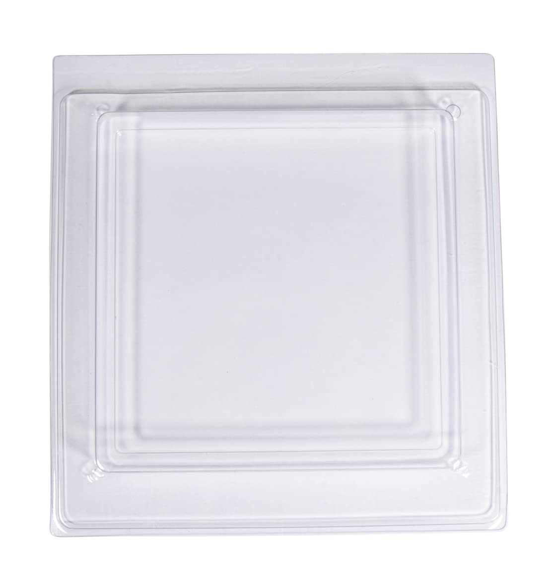Rayher Square Tray Casting Mould for Plaster and Concrete Crafts, Tray-Shaped Mould for Casting, Reusable Mould,clear, 25x25x2cm