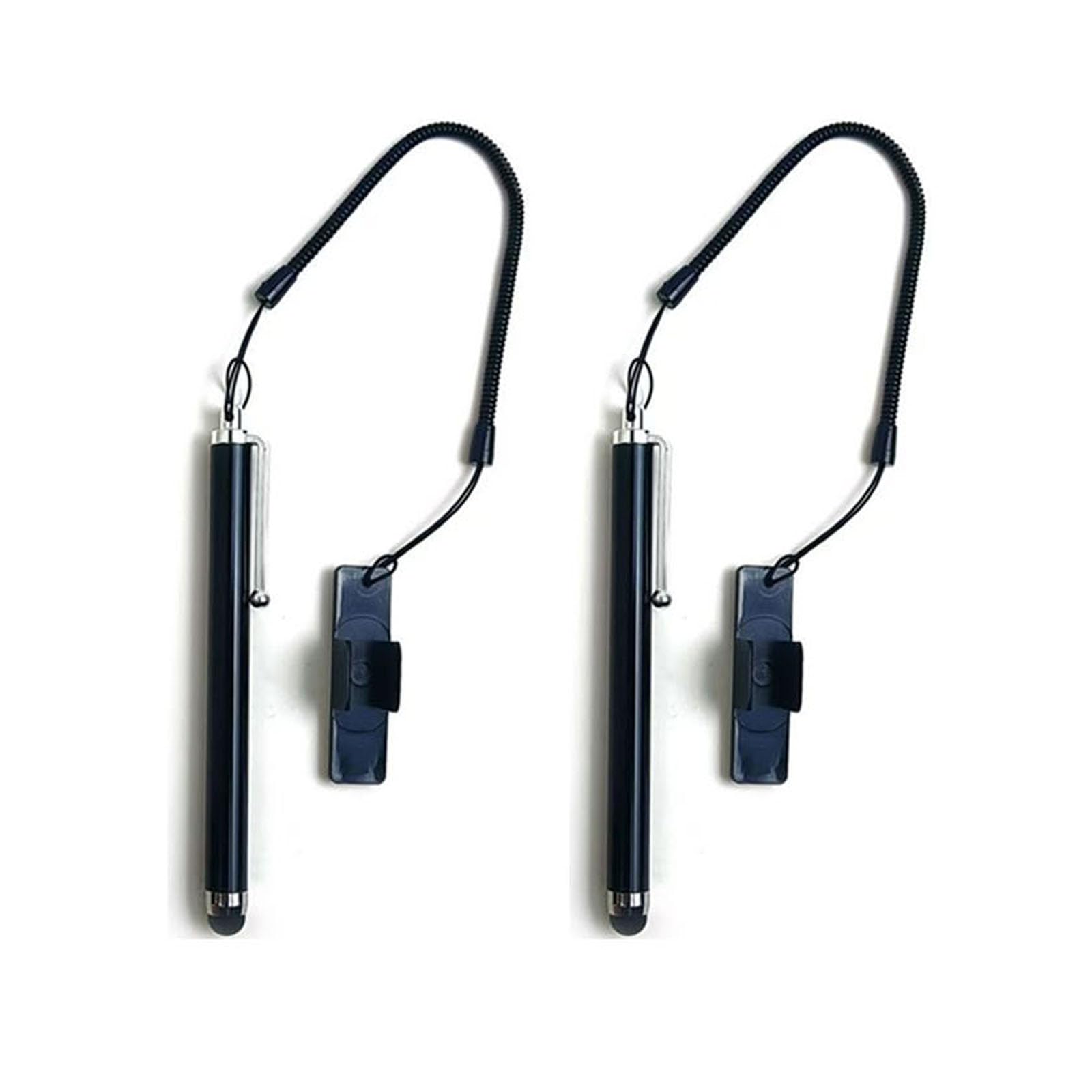 Stylus Pen for Touch Screen with Pen Holder, Bike Motorcycle Stylus Pen with Anti-Drop Spring Strap, High Precision and Sensitivity, Glove-Friendly for iPad iPhone Android Tablets Smartphone (2PCS)