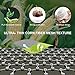 Beveetio Tea Filter Bags with Tea Spoon, 3D Ultra-thin Corn Fiber Drawstring Sealing Disposable Empty Tea Bags for Loose Leaf Tea and Coffee (100pcs)