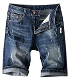 QZUnique Men's Plus Size Summer New Style Denim Shorts