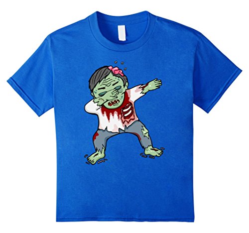 Creepy Dabbing Zombie Halloween Costume Color Shirt