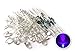 microtivity IL162 5mm Clear Violet LED w/Resistors (Pack of 30)