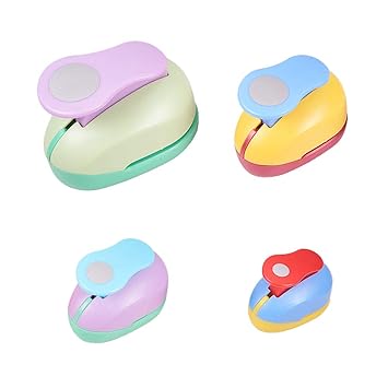 Pandahall Elite 4 Pcs 4 Sizes Flat Round Shape Paper Punch Hole Puncher For Scrapbook Engraving Greeting Card Making Diy Craft Making Random Color Amazon In Home Kitchen