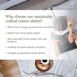 Westbrooke 100% Cotton Sheet Set - 500 Thread Count