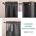 NICETOWN Door Curtains for Doorway, Bonus Curtain Hooks, Each is 27