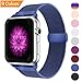 YOUKEX Bandx Milanese Loop Replacement Band Compatible Apple Watch 38mm 42mm,Stainless Steel Mesh Band with Magnetic Closure for iWatch Series 3 Series 2 Series 1