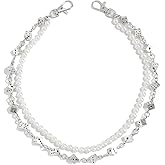 FOUTOUKEEP Wallet Chain Layer Pants Chain for Men Women Hip Hop Jeans Keychain Gothic Y2K Waist Chain Clothing Accessory