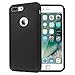 FARSIC Case for iPhone 7 Plus, [Resilient Strength] Flexible Durability, Durable Anti-Slip, TPU Defensive Case for Apple iPhone 7 Plus - Black