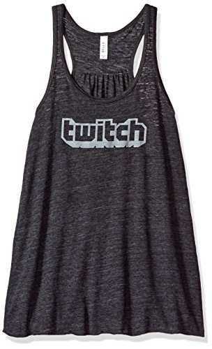Twitch logo women s raceback tank (2xlarge)