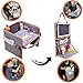 Car Seat Lap Travel Tray for Children by OT Valley | 2 in 1 Convertible Snack and Play Tray and Backseat Car Organizer with Tablet Holder for Toddler Travel Tray