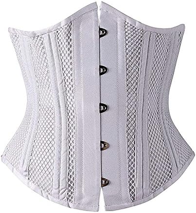 Women's Waist Trainer Corset Steel Boned Heavy Duty Body Shaper for Weight Loss