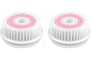 HMPBEFU 2Pcs Facial Cleansing Brush Replacement for UMICKOO, Keep Your Cleansing Device in Top Shape(Pink)