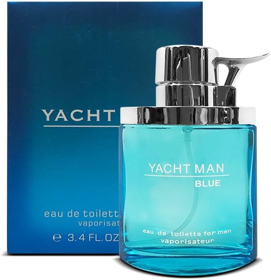Yacht Man Spray, Blue, 3.4 Fl Oz