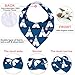 Baby Bandana Drool Bibs for Drooling and Teething, Unisex 8 Pack Gift Set, 100% Organic Cotton Hypoallergenic, Super Absorbent - for Boys and Girls by MiChef