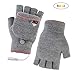 USB Gloves New Laptop Women's USB Heated Half & Full Finger Winter Warm Hand Gloves Warmer Wool