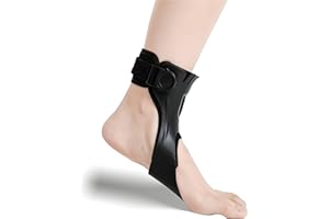 Healsmile Professional AFO Drop Foot Brace Orthosis for Hemiplegia & Stroke Varus Foot Drop, Improve Walking Gait & Relieve Pain, Lightweight Foot Drop Brace for Men & Women, Left/M