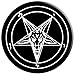 Pentagram Satanic Black Star Motive with Baphomet Goat Head PopSockets Adhesive PopGrip