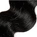 Fabeauty Peruvian Body Wave Human Hair 3 Bundles with Closure 100% 7a Unprocessed Peruvian Virgin Hair Body Wave with Closure Soft Human Hair Extensions Bundles with Lace Closure(44)