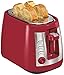 Hamilton Beach Ensemble Extra-Wide Slot 2-Slice Toaster, Red (22812)