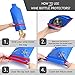 Inprolife LLC Wine Bottle Protector Travel Bag | 3-Pack of 100% Safe Reusable Bubble Bags to Wrap Glass Bottles | Ziplock Sleeve with Break & Leak-Proof Protection | Travel Wine bottle Protector