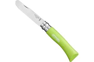 Opinel My First Opinel No.7 Stainless Steel Children’s Folding Pocket Knife with Safety Rounded Tip