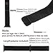 top4cus Double Electroplating Milanese Loop Stainless Steel Replacement iWatch Band with Magnetic Closure Clasp for Apple Watch - 38mm Regular Length - Black