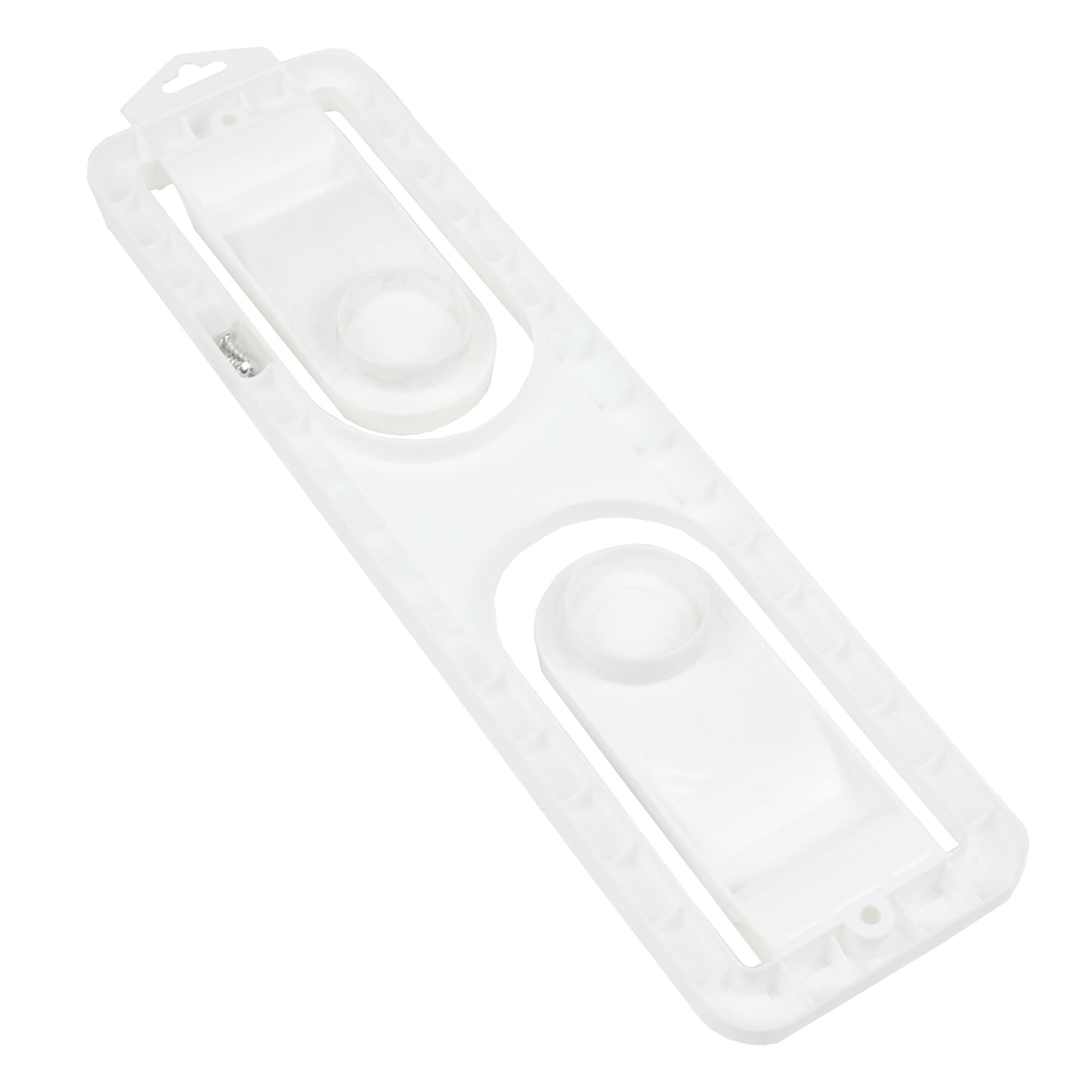 Photo 1 of Chef Craft Select Plastic Paper Towel Holder, 12.5 inches in Length, White