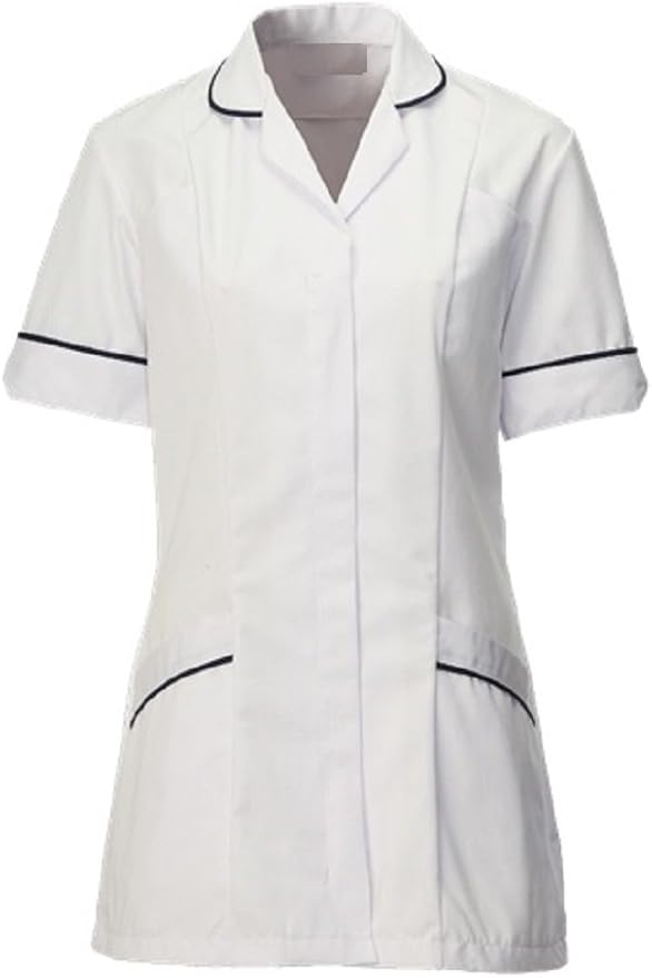 Instex Womens Nurses Healthcare Tunic, Dental Vet Salon, White with