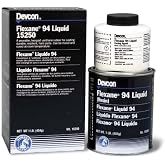 DEVCON 94 Liquid Two-Part Black Urethane Adhesive - Liquid 1 LB KIT - 15250