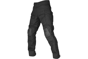 VOTAGOO Combat Pants with Knee Pads, G3 Hunting Camo Pants for Men Tactical Military Paintball Trousers Airsoft Gear