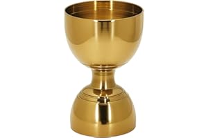 1Pc Premium Bell Jigger for Bartending, Cocktail Jigger 2 OZ 1 OZ with Measurements Inside, Premium 304 Stainless Steel Shot 