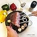 WLZP Meat Tenderizer, 48 Blade Meat Tenderizer Tool Easy to Take Apart and Wash,for Tenderizing BBQ, Steak, Turkey, Chicken, Beef, Veal, Pork, Fish, Gift- Emery Dish Washing Sponge