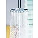 hansgrohe Raindance S 9-inch Showerhead Easy Install Modern 1-Spray RainAir Air Infusion with Airpower with QuickClean in Brushed Nickel, 27474821