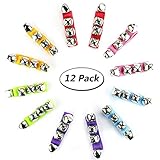 TKOnline 12pcs Band Wrist Bell Musical Rhythm Toys Jingle Bells Ankle Bells Instrument Percussion Orchestra Rattles Toy For Kids