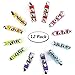 TKOnline 12pcs Band Wrist Bell Musical Rhythm Toys Jingle Bells Ankle Bells Instrument Percussion Orchestra Rattles Toy For Kids