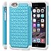 iPhone 6s Plus Case, Fosmon HYBO-SD Sparkle Diamond Star Design Hybrid Case for Apple iPhone 6 Plus (2014) / iPhone 6s Plus (2015) - Sku Blue/White