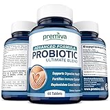 #1 BEST Advanced Probiotics Supplement - Ultimate Blend - Daily Probiotic - Probiotics for Men & Women - Immune System Booster - Promotes Good Bacteria - Supports Digestive Health - Immune Support