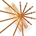 Orange Replacement Acrylic Straw Set of 6, Fits 16oz Tumblers