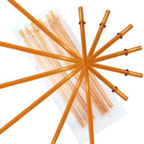 UPC 045635774827, Orange Replacement Acrylic Straw Set of 6, Fits 16oz, 20oz, 24oz Tumblers