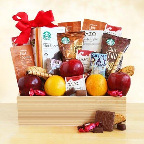 California Delicious Starbucks Select Coffee Cocoa and Fruit Gift Crate