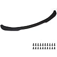 New Universal Front Bumper Lip Body Kit PP Front Spoiler Add On Lip Flat Splitter Plate Under Panel 1pc