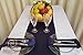 Parfair Dessin Pack of 10 Satin Table Runners 12 x 108 inch for Wedding Banquet Reception Party Decoration, Bright Silk and Smooth Fabric Party Table Runner - Navy Blue