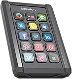 Infinitton Smart Programmable Keypad - Speed up Your Workflow Customizable Keys Featuring Full Color Backlit LCD Windows Mac