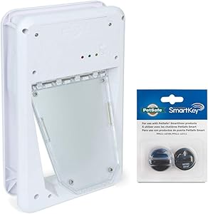 PetSafe Electronic SmartDoor - Collar Activated Dog and Cat Door - Small to Large Pets