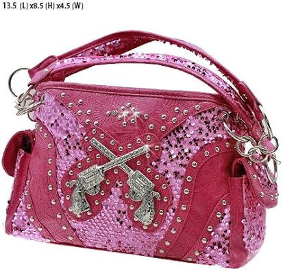 hot pink side bag
