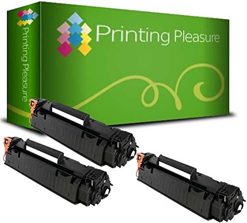 Printing Pleasure 3PK Compatible CE278A 78A Toner Black High Yield HP LaserJet