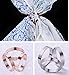 6pcs Women's Fashion Flover Faux Pearl Crystal Rhinestone Scarf Ring Buckle Clip