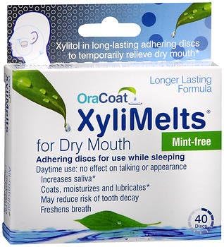 Orahealth XyliMelts Mint-Free Discs - 40 discs, Pack of 5
