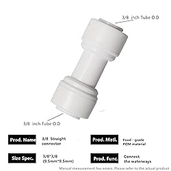 Madavoon Food-Grade Quick Connector Push-In Tube